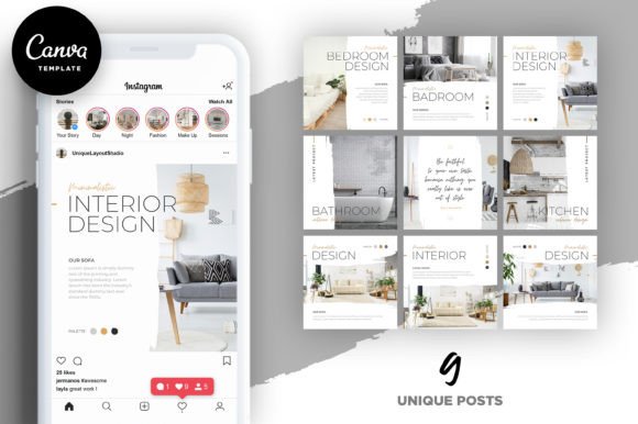 Download INTERIOR DESIGN | Canva Instagram - Instagram Collection
